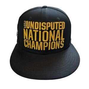 Mens Nike Black and Gold “2014 Undisputed National Champions” OSU Cap NWOT